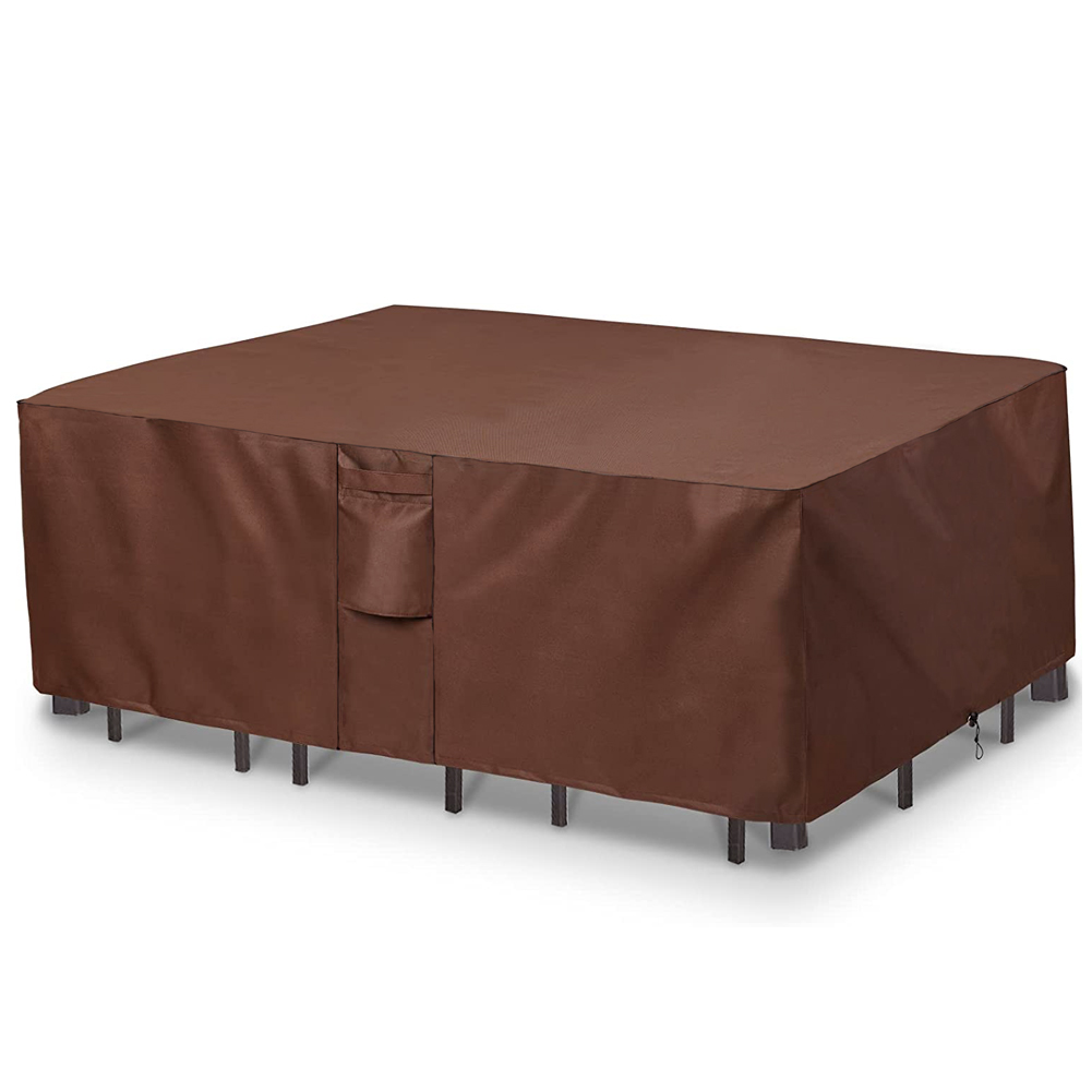 Outdoor Furniture Paint - Brauner 420D HEAVY DUTY wasserdichter Terrassenmöbelbezug