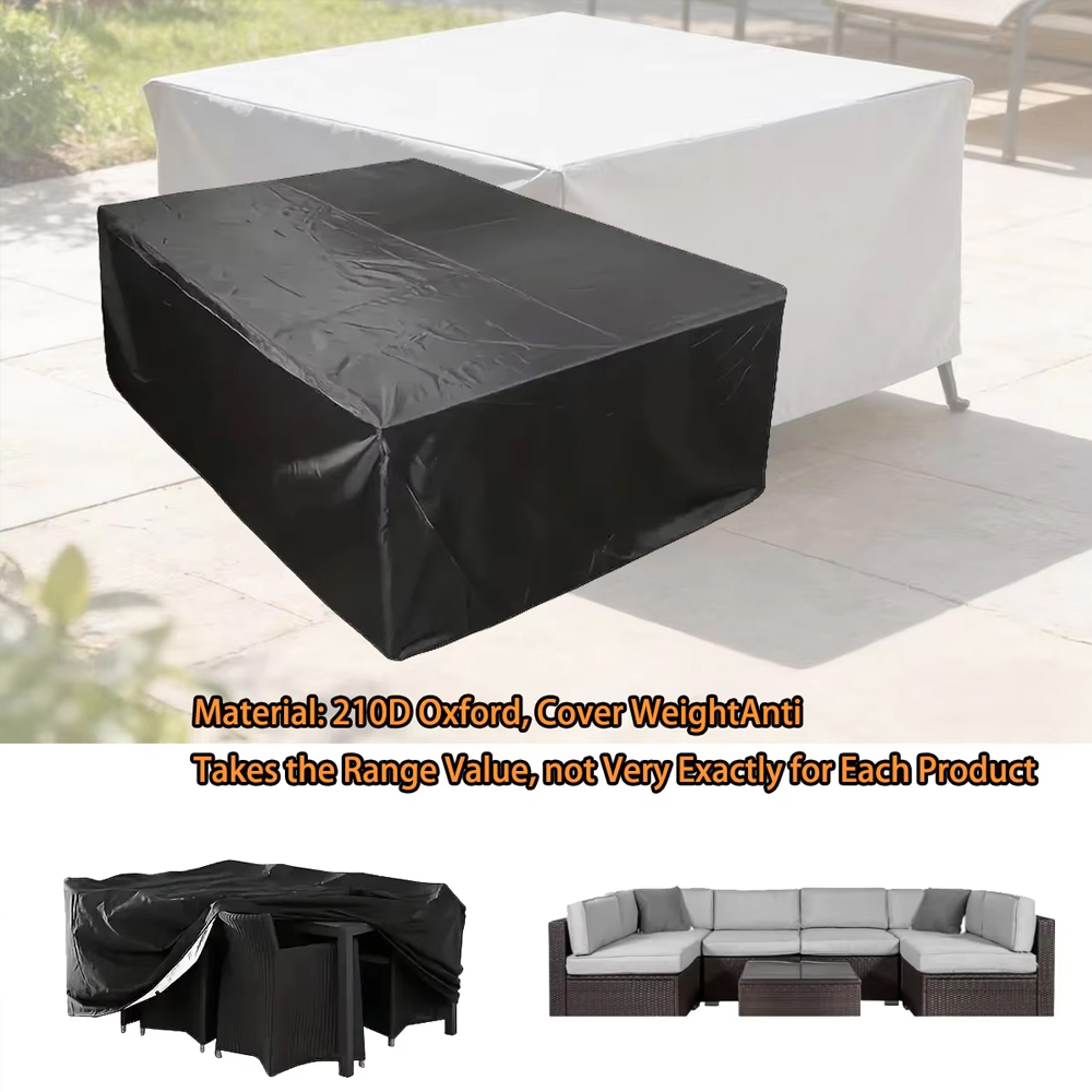 Outdoor Furniture Paint - Maßgefertigte 210D Wasserdichte Outdoor-Terrassen-Gartenmöbel-Abdeckung Regen- und
