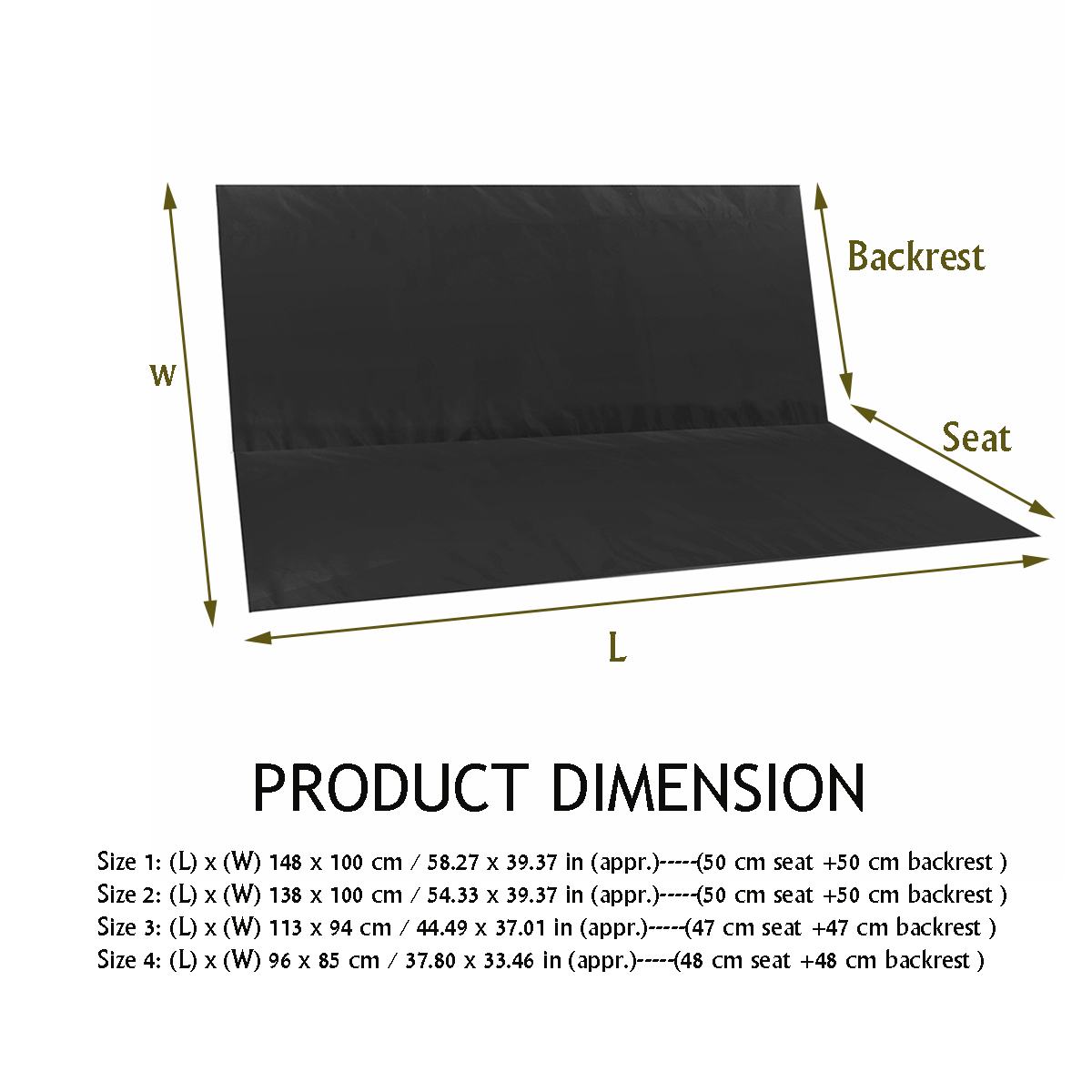 Garden Swing Chair - 2/3 sitzer Schaukel Abdeckung Stuhl Bank