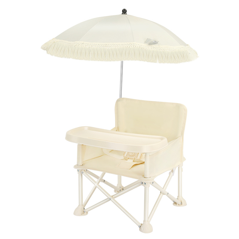 Outdoor Furniture Kids - Klappbarer Baby-Esszimmerstuhl mit Rückenlehne, tragbarer Kinderstuhl