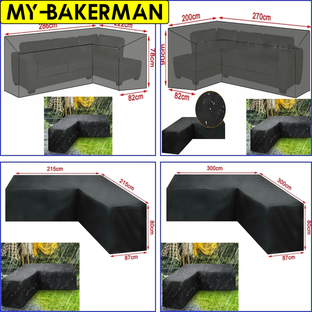 L-förmige Möbelabdeckung, wass – Outdoor Furniture Paint Bewertung und Preis