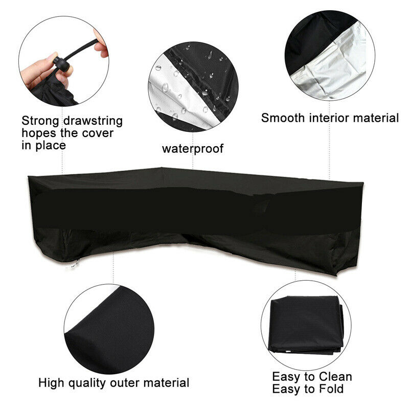 L-förmige Möbelabdeckung, wass – Outdoor Furniture Paint Bewertung und Preis