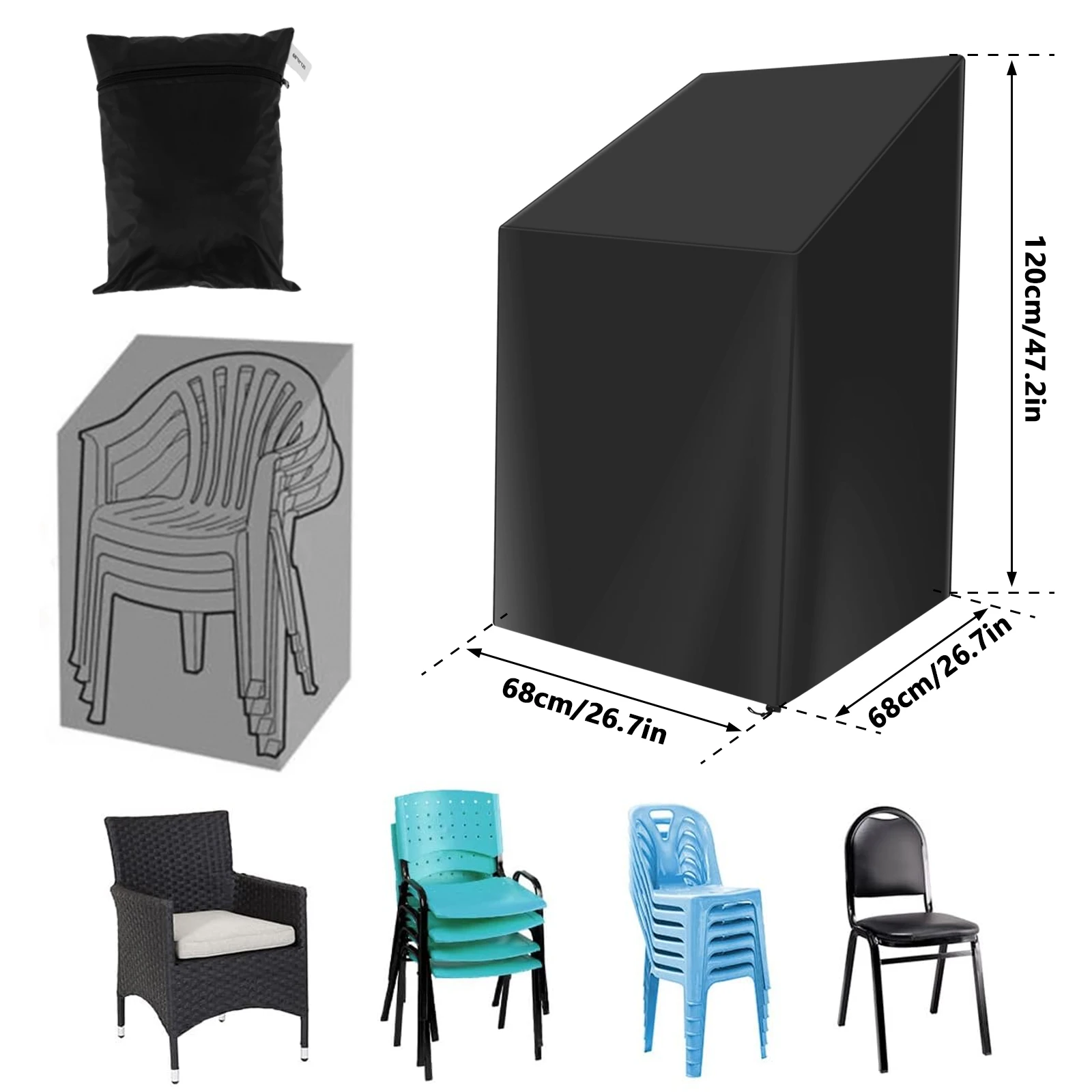 Gestapelte Stuhl Staubs chutz  – Outdoor Furniture Paint Bewertung und Preis