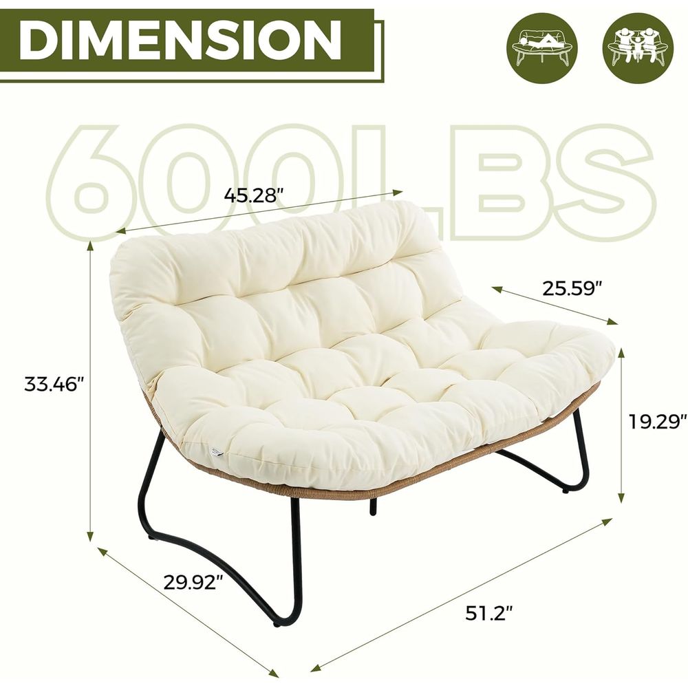 Outdoor-Loveseat für die Terra – Outdoor Furniture Loveseat Bewertung und Preis
