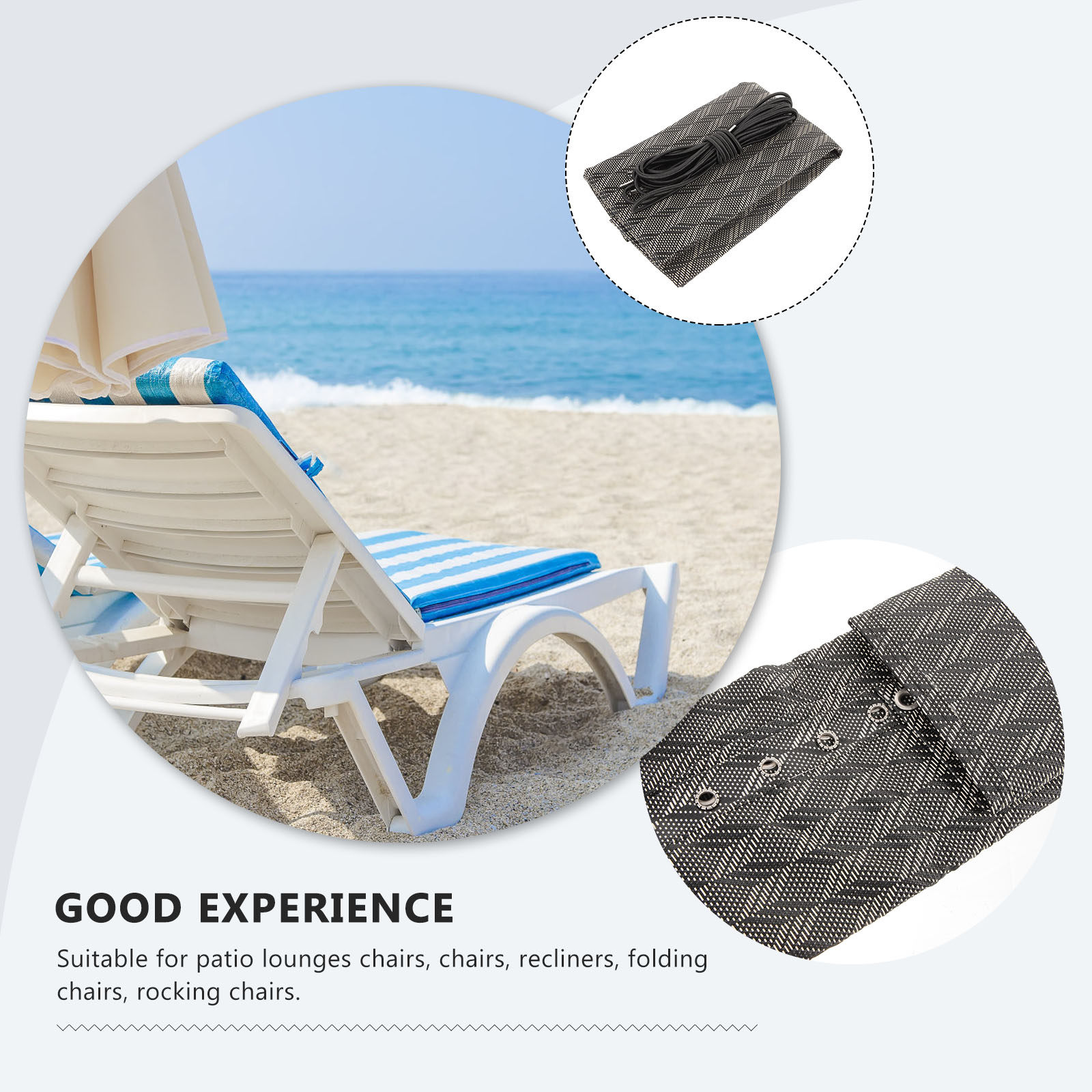 Ersatz-Stuhlstoff für Outdoor- – Outdoor Furniture Sofa Bewertung und Preis