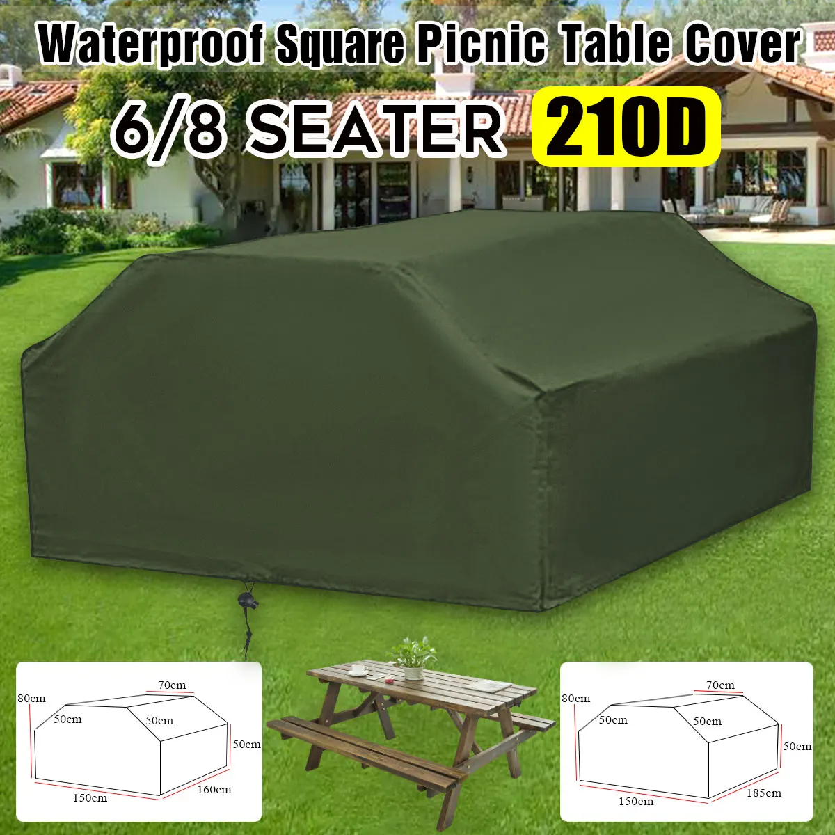 210d für 6/8 Sitzer Picknick t – Outdoor Furniture Paint Bewertung und Preis