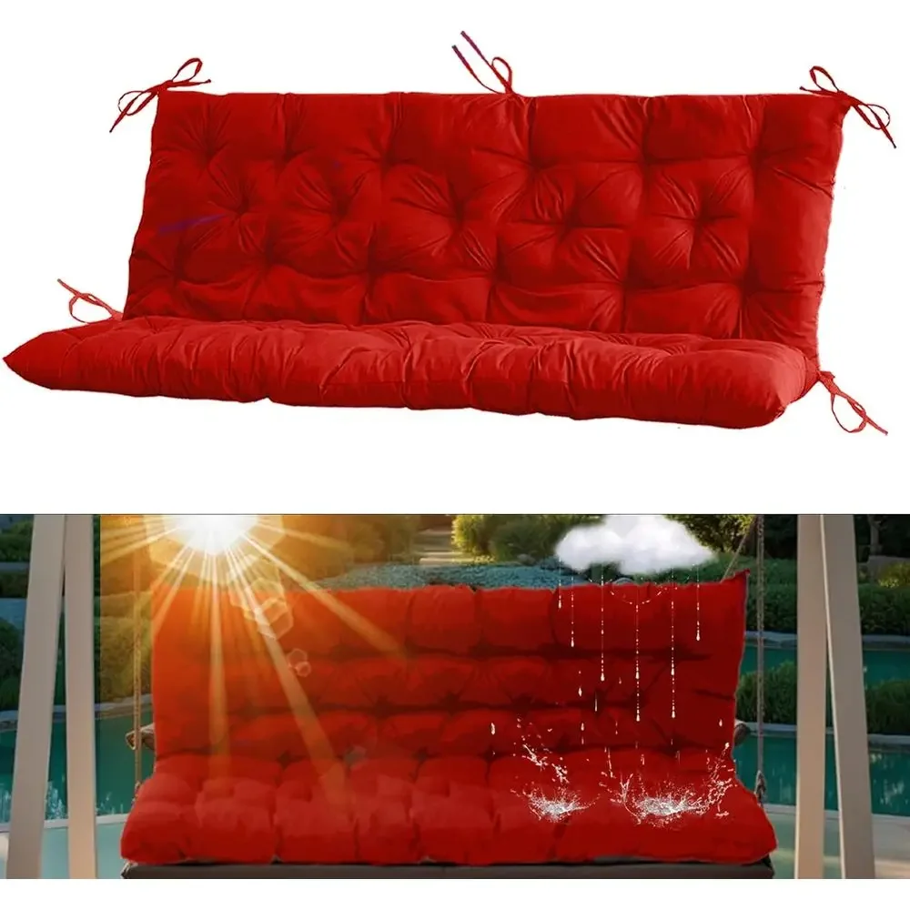 4 dicke Outdoor-Sitzkissen mit – Outdoor Furniture Loveseat Bewertung und Preis