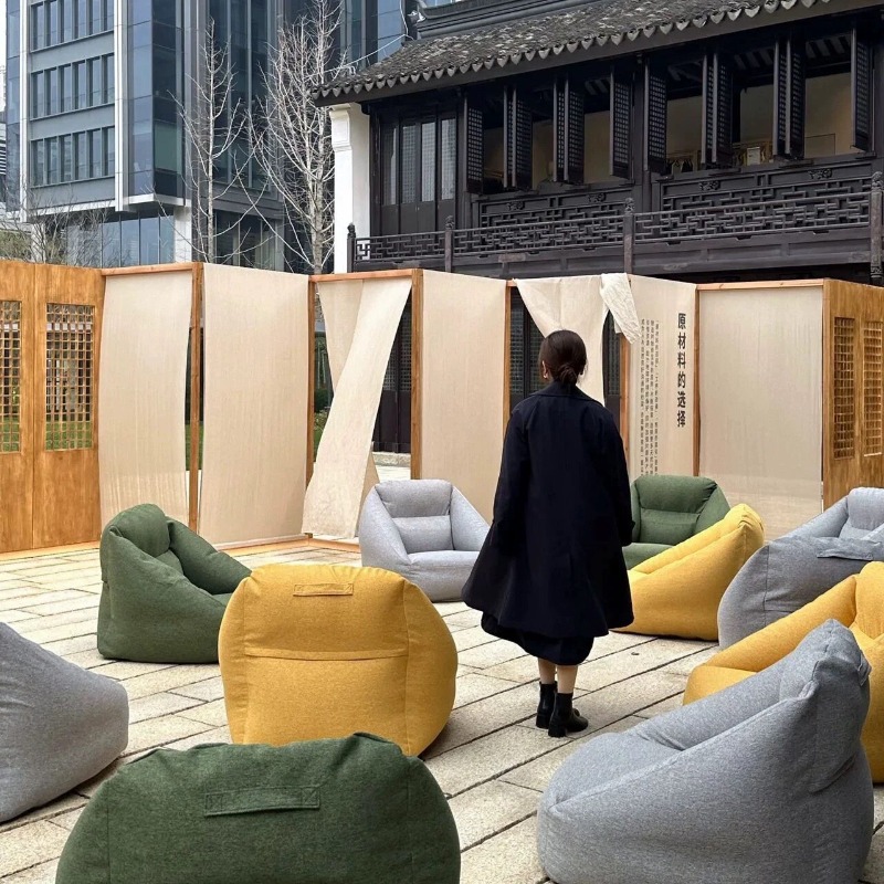 Aufblasbares Stoffsofa im japa – Outdoor Furniture Fabric Bewertung und Preis