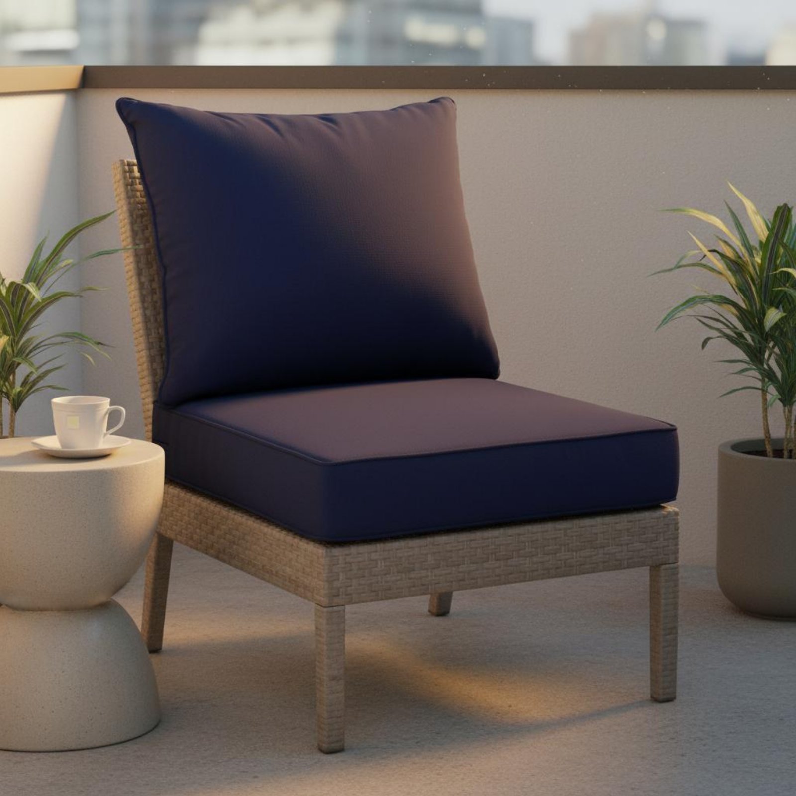 Terrassenstuhlauflage mit verd – Outdoor Furniture Fabric Bewertung und Preis