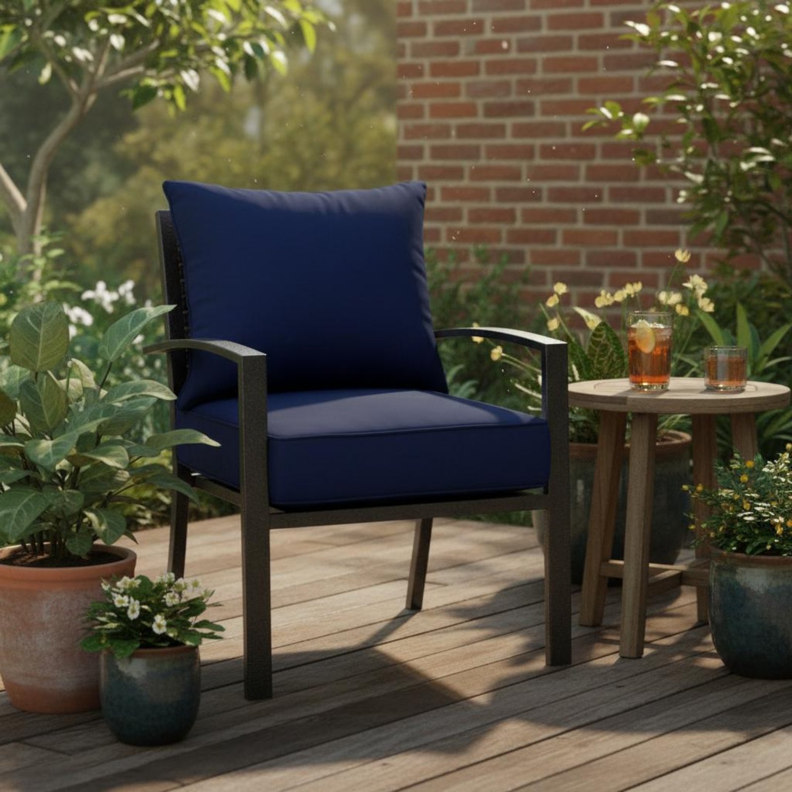 Terrassenstuhlauflage mit verd – Outdoor Furniture Fabric Bewertung und Preis